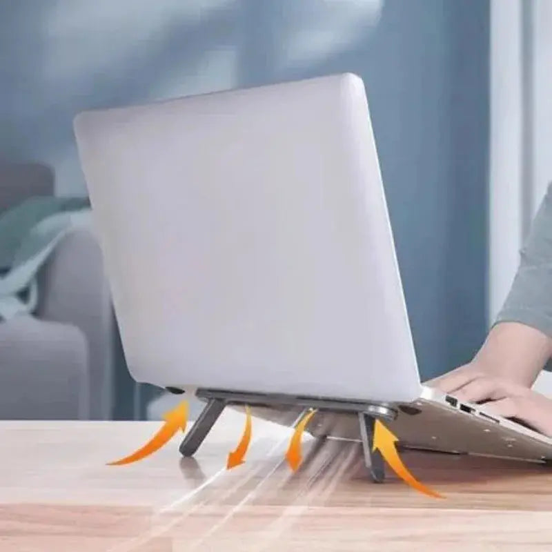 Portable Laptop Stand Foldable Support Notebook Stand Adjustment Computer Laptop Holder Cooling Bracket Riser by All Mart Bristol Ltd