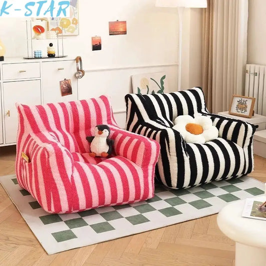 K-star Dopamine Color Solid Color Simple Earless Adult And Children's Sofa Reading Corner Lazy Sofa Chair Mini 2024 Dropshipping by All Mart Bristol Ltd