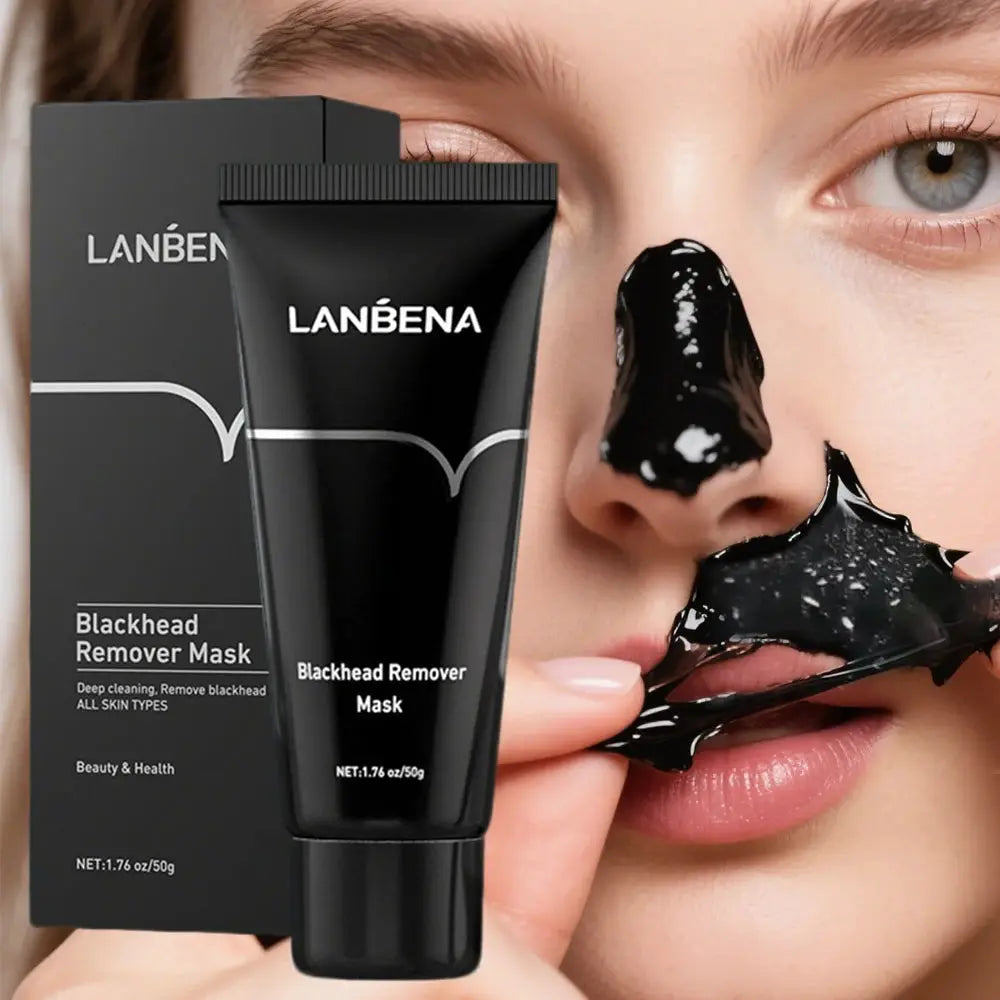 LANBENA Blackhead Remover Mask Shrinking Pore Deep Cleaning Hydrating Mask Improve Rough Skin Pores Peel Off Mud Mask Skincare by All Mart Bristol Ltd