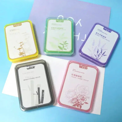300PcsFace Oil Absorbing Paper Summer Oil Control Wipes Absorbing Sheet Oily Paper Face Cleansing Makeup Tool Face Oil Blotting by All Mart Bristol Ltd