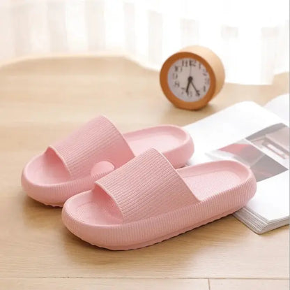 Women Thick Platform Cloud Slippers Indoor Home Eva Soft Sole Pillow Slides Sandals Woman 2025 Summer Non Slip Beach Flip Flops by All Mart Bristol Ltd