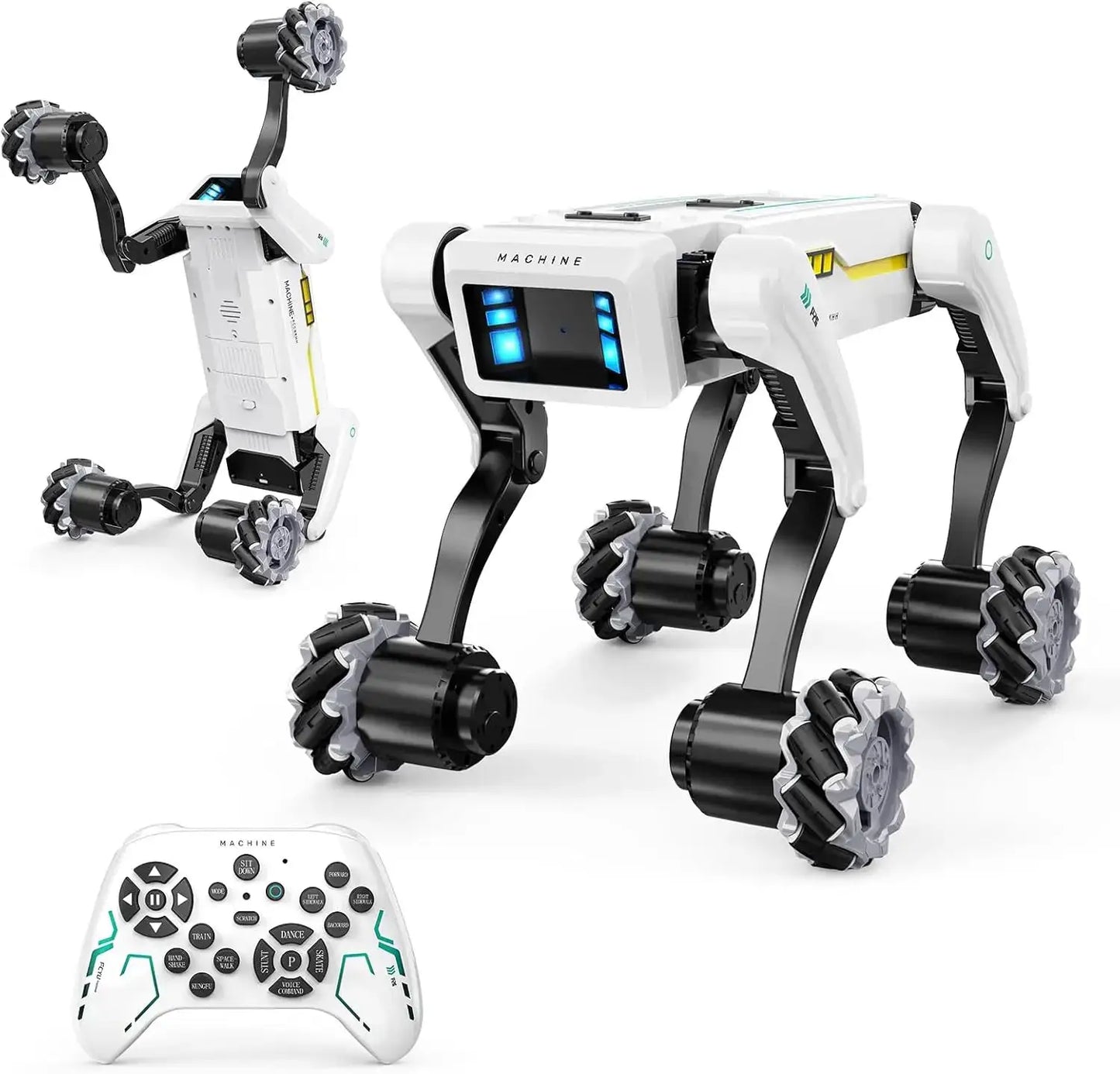 Intelligent AI RC Robot Dog Voice Dialogue APP Remote Control Programming Singing Dancing Machine Dog Kids Toys by All Mart Bristol Ltd