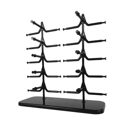 5/10 Pairs Glasses Display Stand Sunglasses Rack Shelf Eyewear Eyeglasses Frame Organizer Show Holder Tray 5 Layer Space Saving by All Mart Bristol Ltd