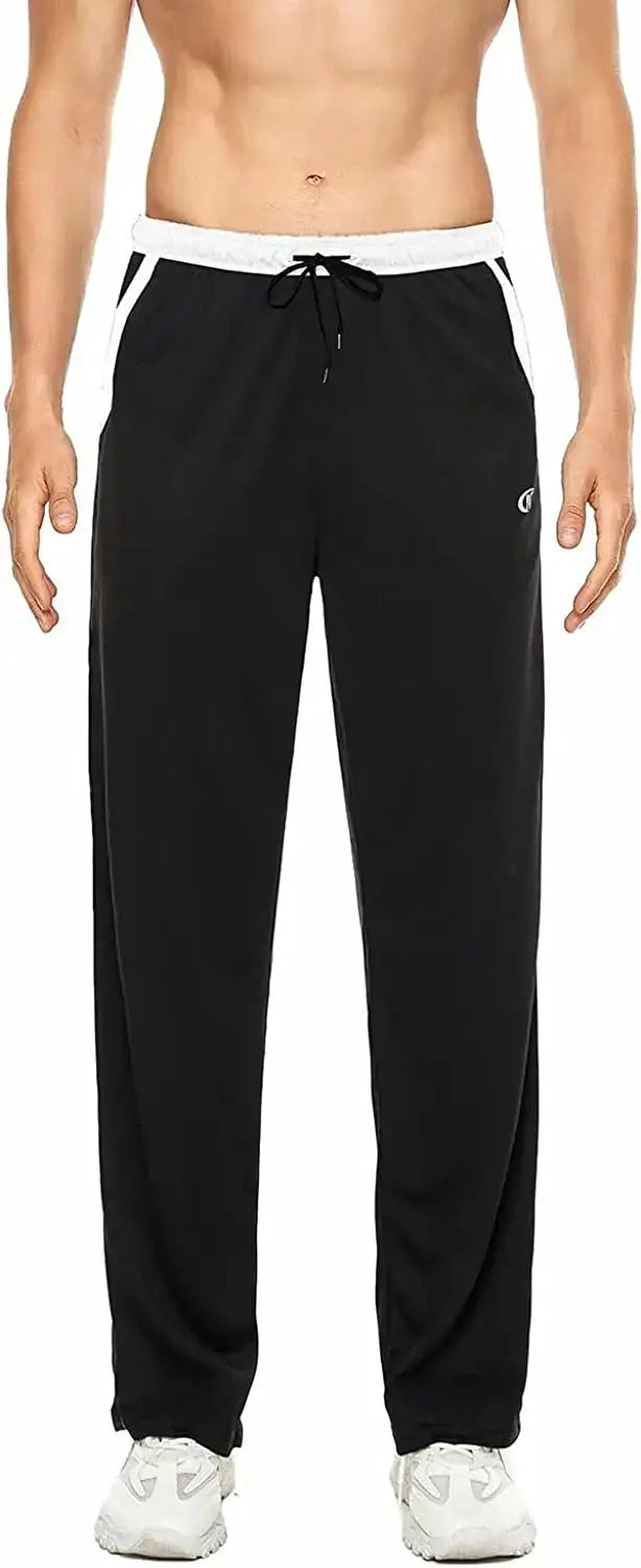 Men Sweatpants Running Sport Pants Drawstring Lightweight Solid Joggers Sport Streetwear Casual Breathable Trousers Tracksuit by All Mart Bristol Ltd