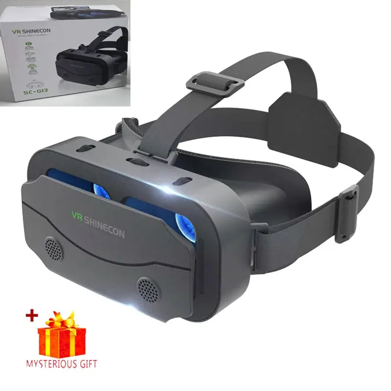 VR Glasses Virtual Reality Headset Viar Devices Helmet 3D Lenses Smart Goggles For Smartphones Phone Mobile Gogle Game Accessory by All Mart Bristol Ltd