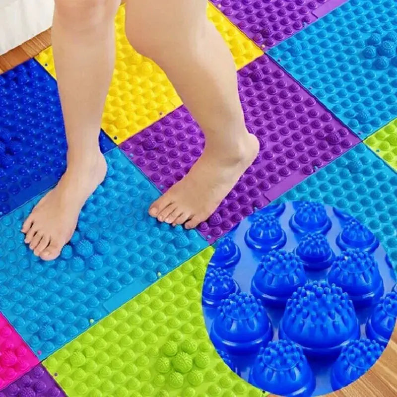 Toes Foot Massager Sensory Integration Toys Kids Adult Chinese Massage Headache Relief Tension Relief Fun Games Play Floor Mats by All Mart Bristol Ltd