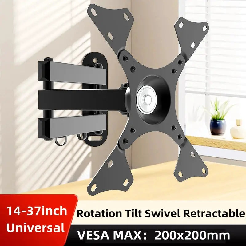 Retractable Universal TV Mounts Wall Mount Bracket Load Up to 15KG For 14 to 37 inches LCD Monitor TV Stand Expansion Bracket by All Mart Bristol Ltd