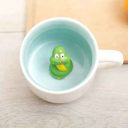 400ML Ceramic Mugs Creative Cute Cartoon Stereo Animal Milk Coffee Cups Couple Cups of Household Drinking Water Supplies by All Mart Bristol Ltd