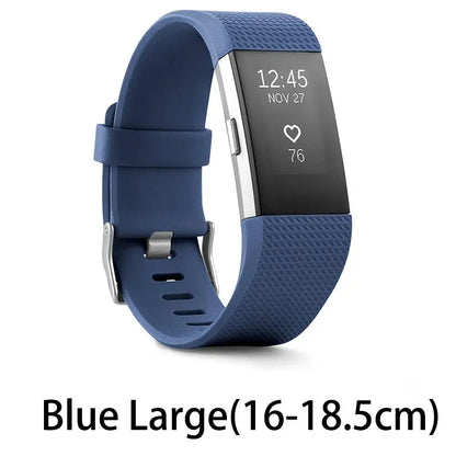 Fitbit Charge 2 smart wristband heart rate monitoring exercise pedometer fitness sleep call notification GPS IOS Android by All Mart Bristol Ltd