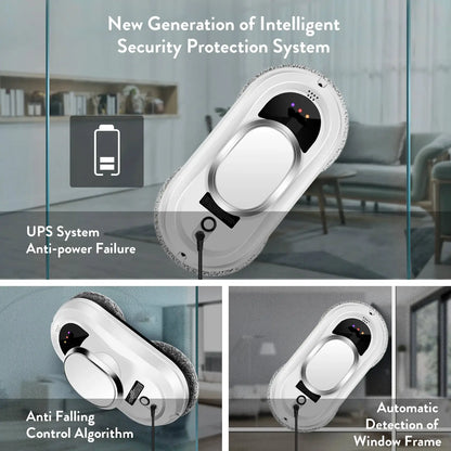 Household Robot Window Cleaner Window Cleaning Robot Smart New Home Robot Vacuum CleanerRemote Control Glass Cleaning Robots by All Mart Bristol Ltd