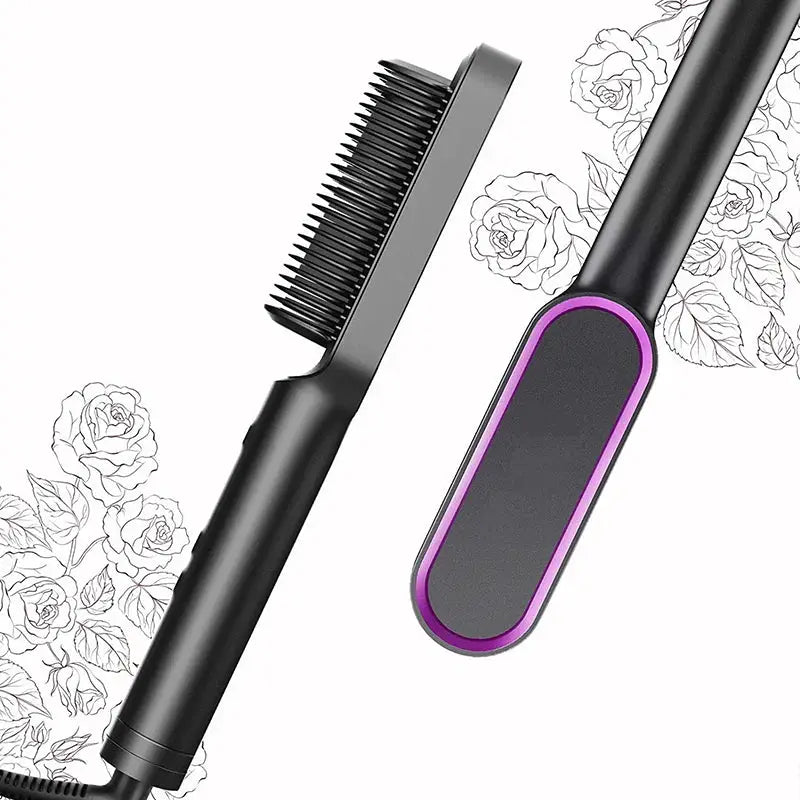 Electric Hair Straightener Brush Professional Fashion Fast Heating Ceramic Hair Straightener by All Mart Bristol Ltd