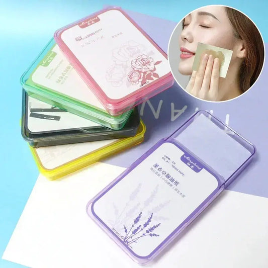 300PcsFace Oil Absorbing Paper Summer Oil Control Wipes Absorbing Sheet Oily Paper Face Cleansing Makeup Tool Face Oil Blotting by All Mart Bristol Ltd