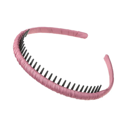 AWAYTR Women Pearl Rhinestones Antislip Hairband For With Teeth Hair Band Headband Hair Hoop Bezel Fashion Hair Accessories by All Mart Bristol Ltd