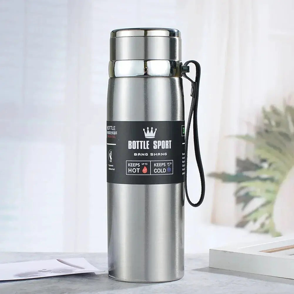 1000ml Thermal Water Bottle Thermos Vacuum Flask Double Stainless Steel Coffee Tea Insulated Cup Leakage-proof for Office by All Mart Bristol Ltd