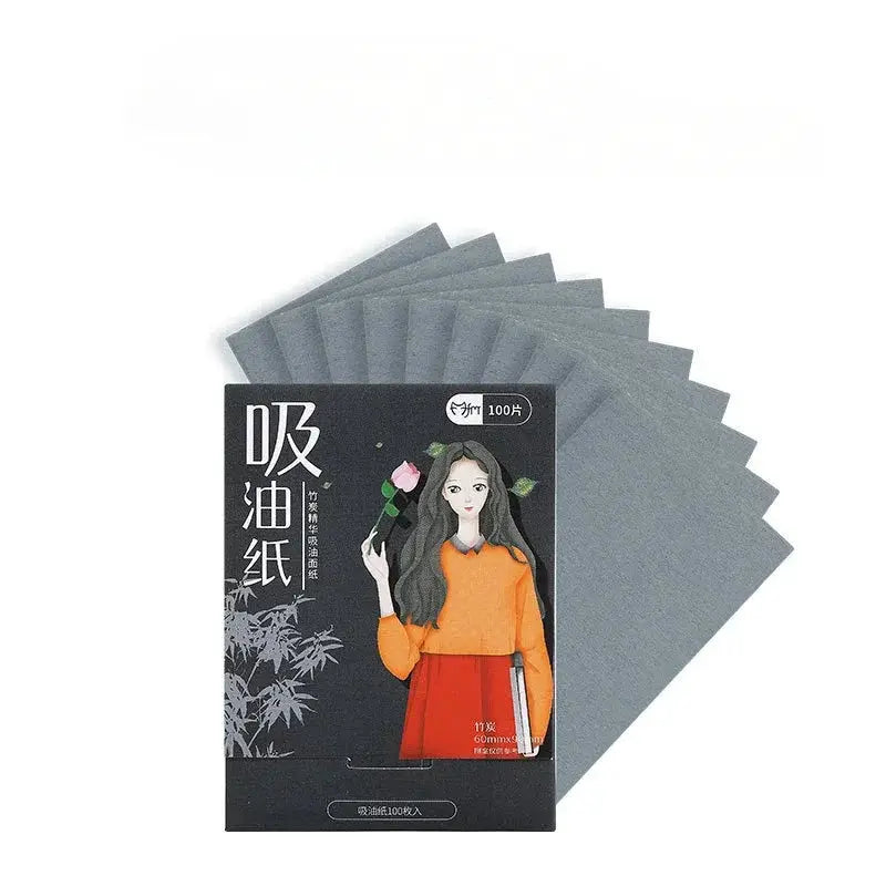 100pcs/set Facial Oil Blotting Paper Matte Face Wipes Oil Control Oil-absorbing Face Cleaning Beauty Makeup Tools Accessories by All Mart Bristol Ltd