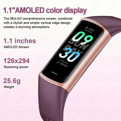2025 Sport Smart Bracelet Fitness Tracker For Man Women Band Waterproof Connected Phone Tracker Men Smart Watch For Android ios by All Mart Bristol Ltd