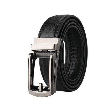 Men Belt Top quality cow genuine leather men's belt cowhide strap for male automatic buckle belts for men alloy buckle belt by All Mart Bristol Ltd