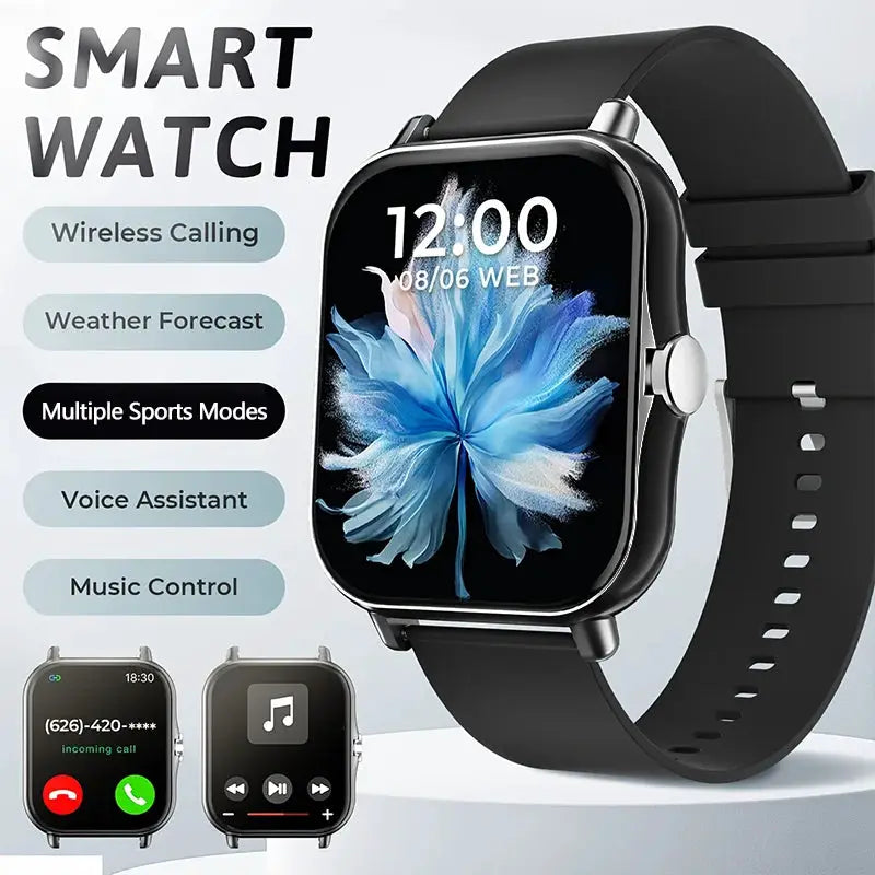 G.LWear New Women's Smart Watch Bluetooth Call Fitness Tracker Heart Rate Monitor Alarm Clock Outdoor Sports Men's Smartwatch by All Mart Bristol Ltd