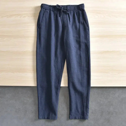 Men's Casual Pants Baggy Streetwear Men Joggers Cotton Linen Sports Trousers Long Straight Pants for Men by All Mart Bristol Ltd