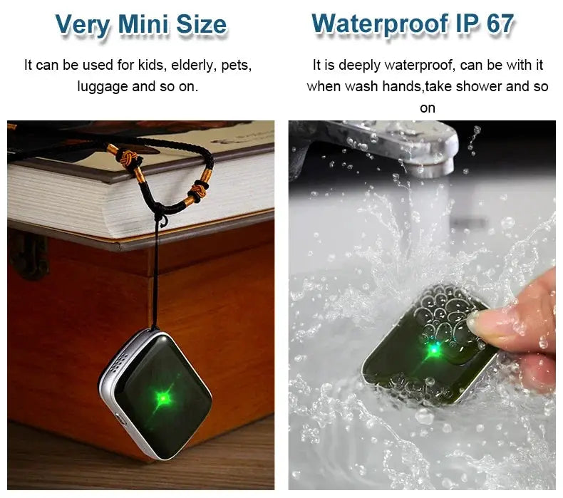 A21 IP67 Waterproof GPS WIFI Two Way talk Kids Elder Pets SOS Call Real Time Tracker Locator Finder Anti-lost Pendant Monitor by All Mart Bristol Ltd