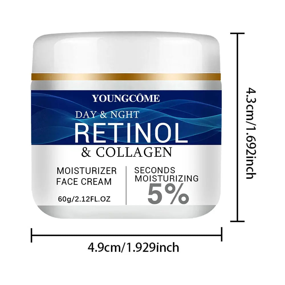 2pcs Snail essence cream with hyaluronic acid,Retinol Moisturizing Firming Lightening Repairing Smooth Skincare Whitening Creams by All Mart Bristol Ltd