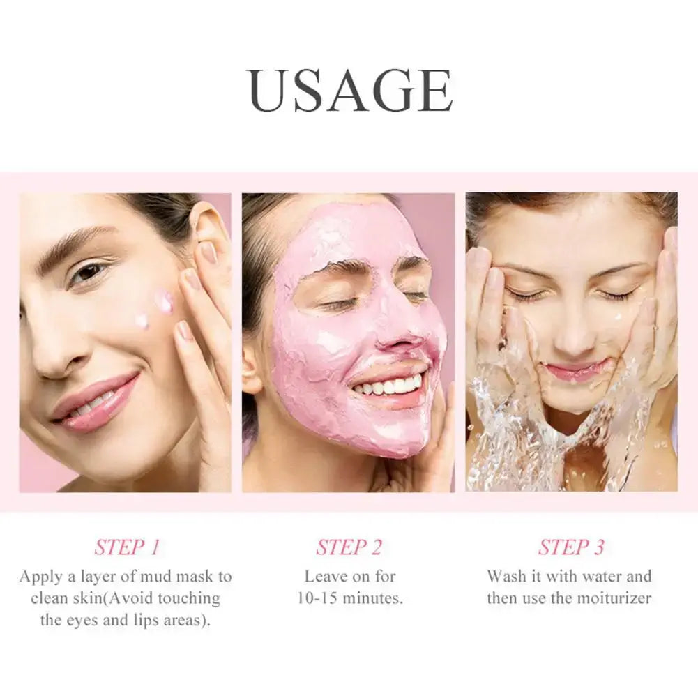 12pcs Sakura Mud mask Brightening Hydrating Face Mask Luminious Skin Clean Facial Cleansing Clay Hydrating Anti Wrinkle Skincare by All Mart Bristol Ltd