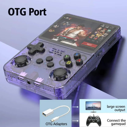 R36S Retro Gaming Console 3.5 Inch IPS Screen with Video Games Classic Emulator Open Source Portable Hand-held Gaming Console by All Mart Bristol Ltd