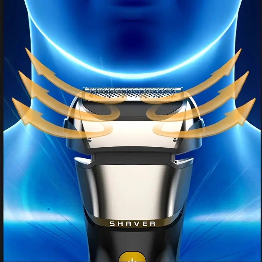Men's electric shaver, reciprocating aluminum foil shaver, USB rechargeable shaver, holiday gift by All Mart Bristol Ltd