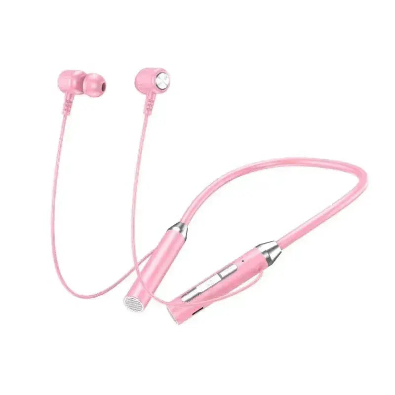 Wireless Headphones Bluetooth 5.0 Neckband Earphones Silicone Hifi 9D Stereo Sports Headset Halter Waterproof Magnetic Earbuds by All Mart Bristol Ltd