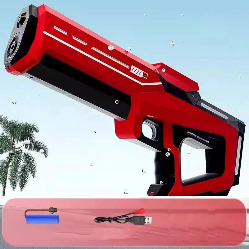 Electric Automatic Water Storage Gun Toys Portable Children Summer Beach Outdoor Fight Fantasy Spray Gun Toys Boy Kid Adult Game by All Mart Bristol Ltd