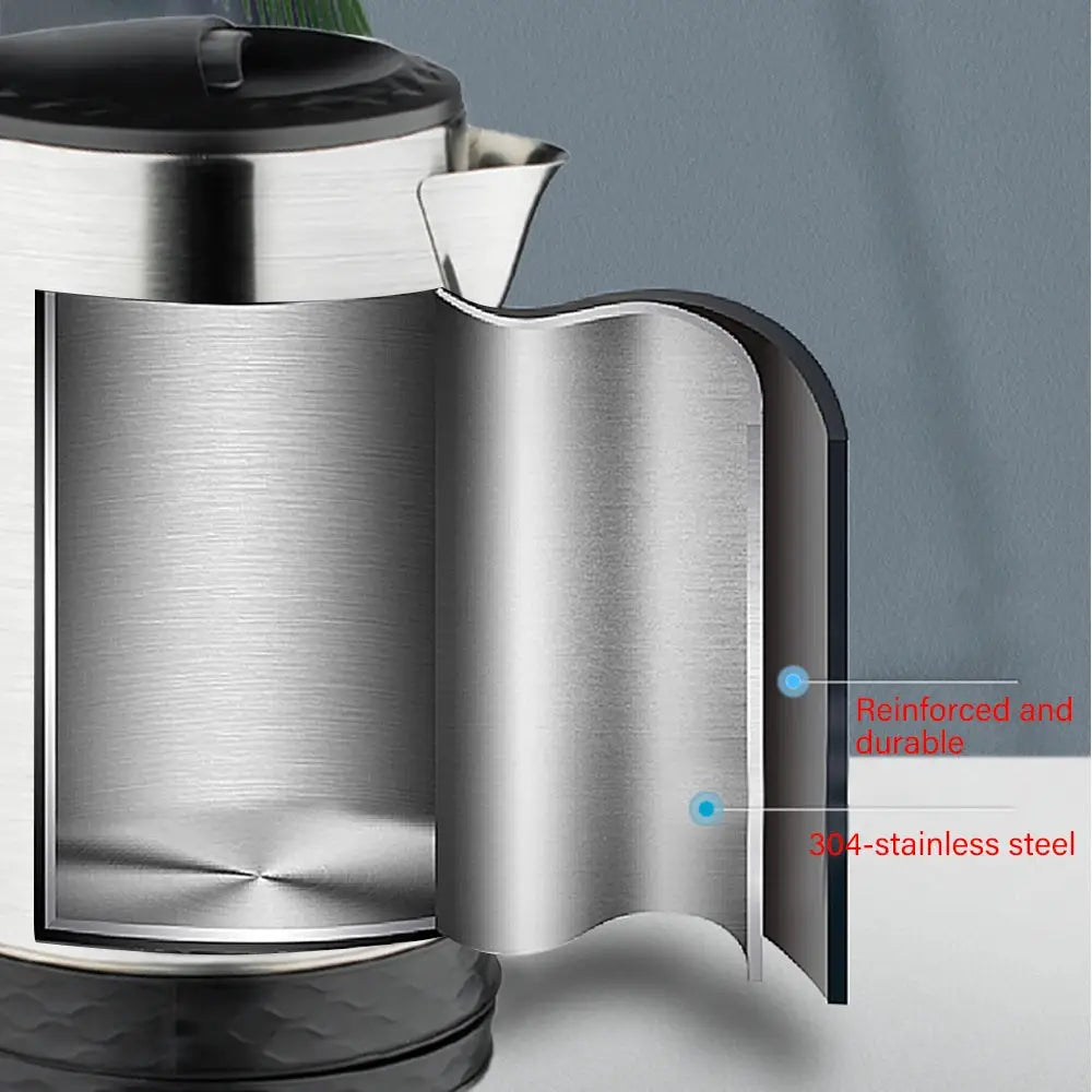 2.3L Stainless Steel Electric Kettle for Tea and Coffee by All Mart Bristol Ltd