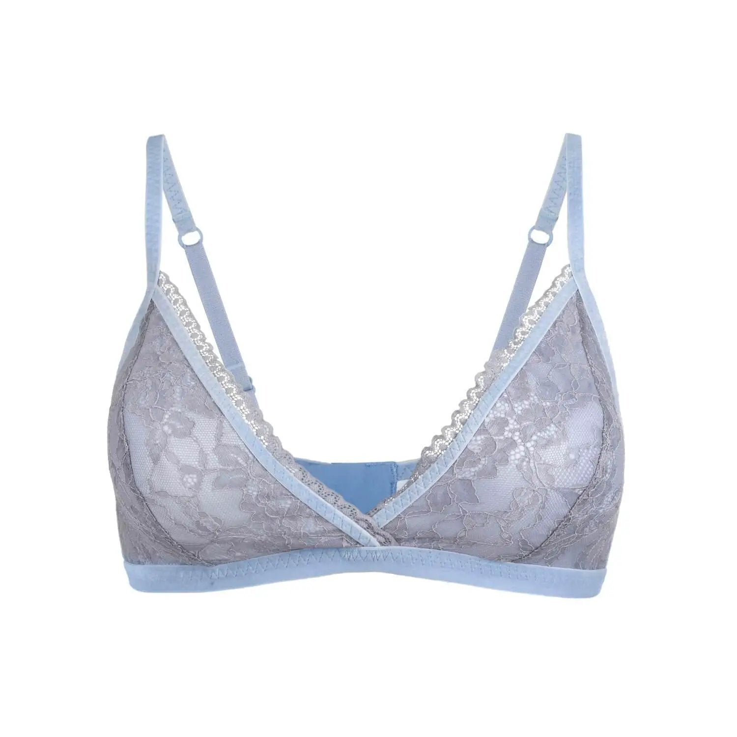 Serenity - Lace Organic Cotton & Silk Bralette by Juliemay Lingerie