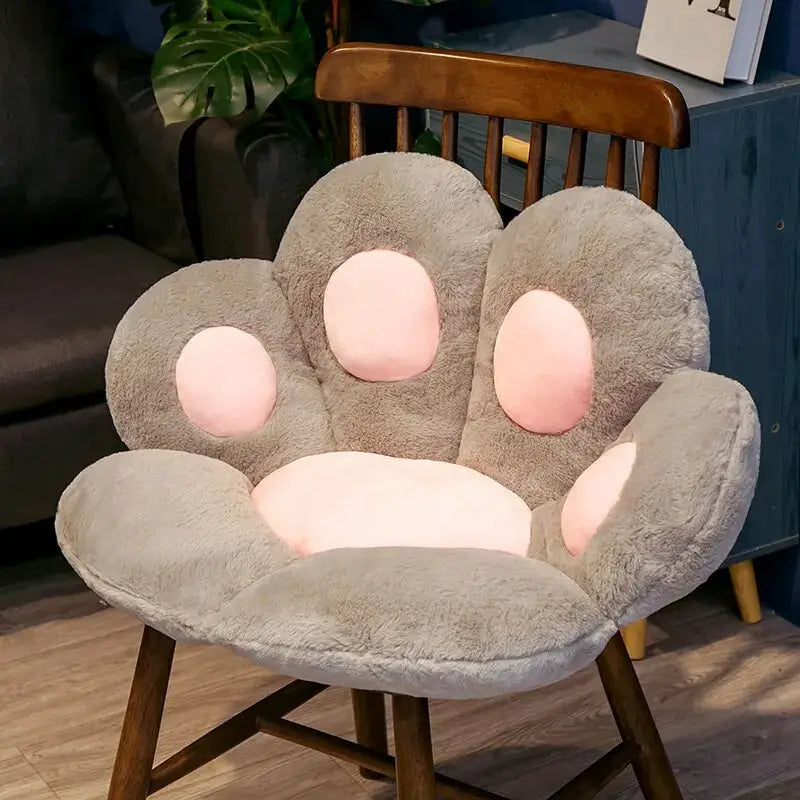 70*60cm Kawaii Cat Paw Plush Toys Cute Soft Stuffed Floor Cushion Chair Sofa Butt Pad for Home Room Decoration Office Nap Dolls by All Mart Bristol Ltd