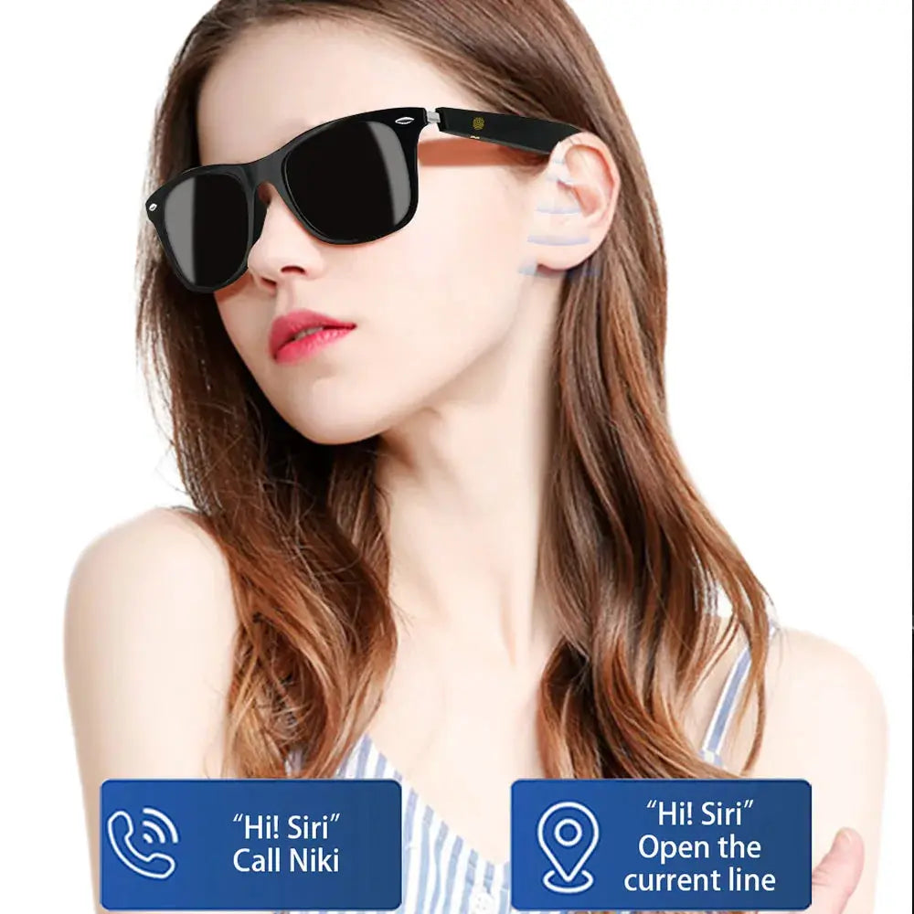 Smart Sunglasses Bluetooth glasses,Wireless HD UV Protective Lens Eyewear Waterproof Speaker,listen to songs, talk sunglasses by All Mart Bristol Ltd