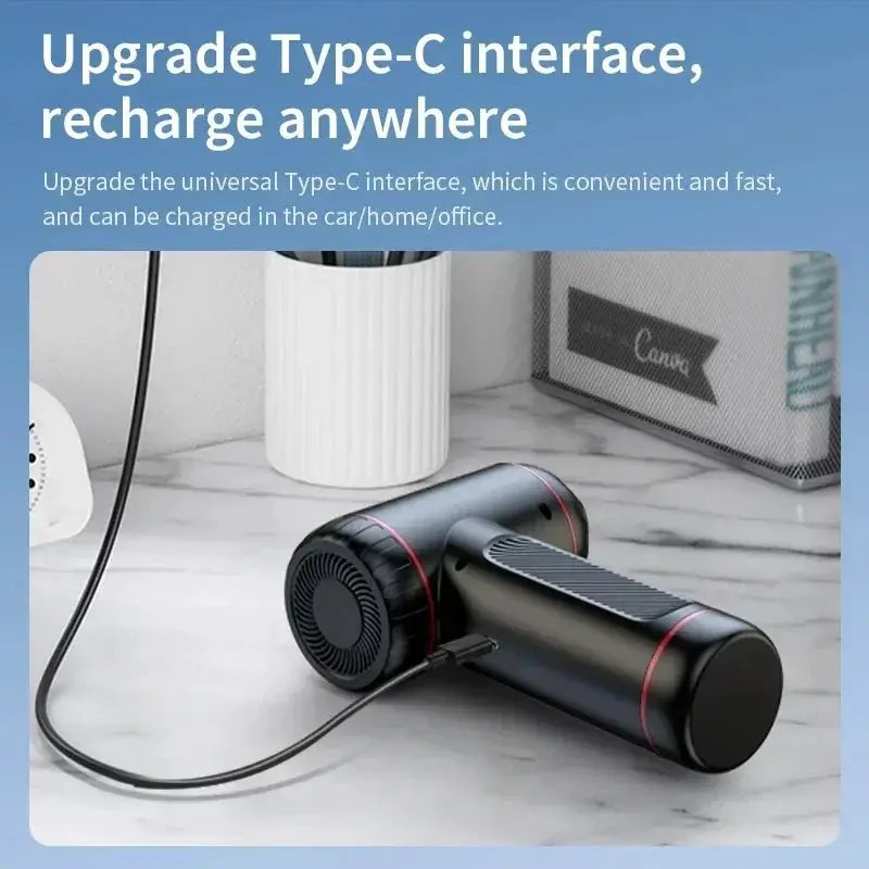 New 1600000Pa 5 in1 Wireless Automobile Vacuum Cleaner Portable Robot Vacuum Cleaner Handheld Mini For Car Home Appliance by All Mart Bristol Ltd