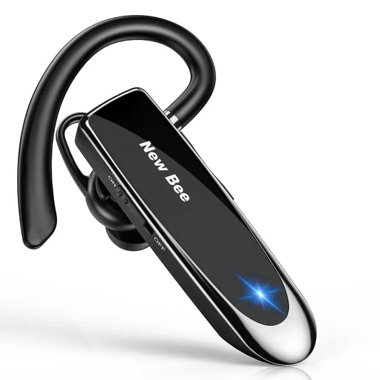 New Bee Bluetooth Wireless Headset Earbuds Earphones With Micro Ear Hook Handsfree for Driving Business Headphones by All Mart Bristol Ltd