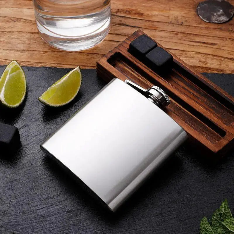 New 10-1oz Stainless Steel Hip Flask Wine Whisky Pot Bottle For Men Portable Drinker Alcohol Container Pocket Wine Bottle Gifts by All Mart Bristol Ltd