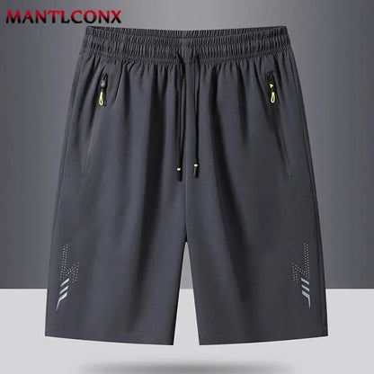 Summer Men's Sport Shorts Cool Sportswear Running Shorts Casual Bottoms Gym Fitness Training Jogging Short Pants Men Black Gray by All Mart Bristol Ltd