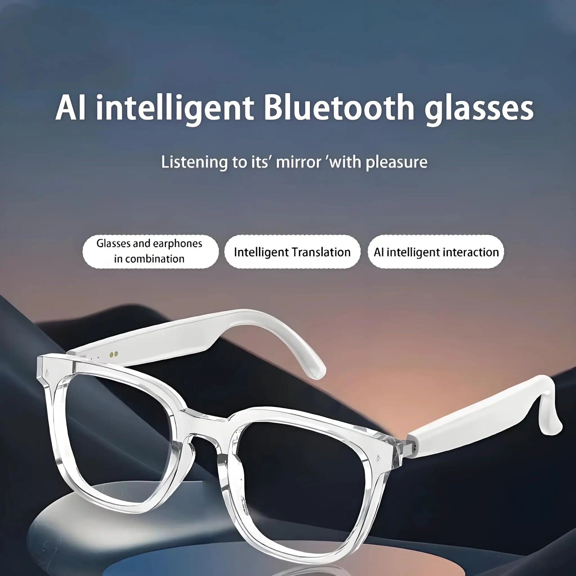 2026 New AI Intelligent Translation Glasses Touchscreen Sunglasses Smart Bluetooth Glasses Listen To Music Voice Call by All Mart Bristol Ltd