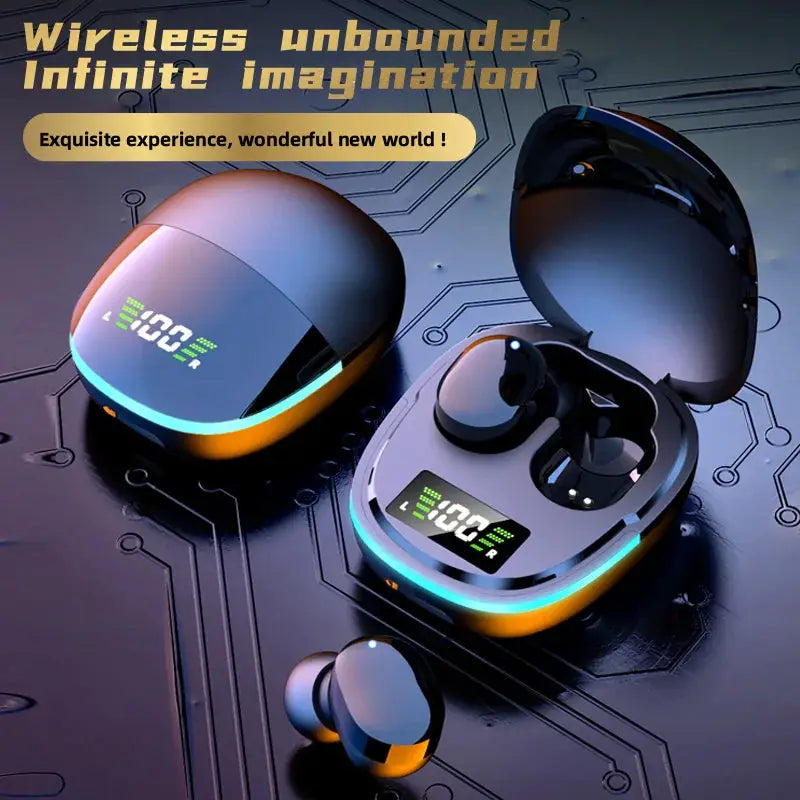 G9S TWS Wireless Bluetooth Headset LED Display Air Pro Earbuds with Mic Wireless Headphones Noise Cancelling Bluetooth Earphones by All Mart Bristol Ltd