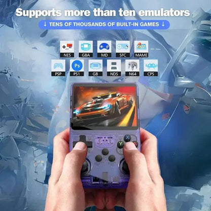 R36S Retro Gaming Console 3.5 Inch IPS Screen with Video Games Classic Emulator Open Source Portable Hand-held Gaming Console by All Mart Bristol Ltd