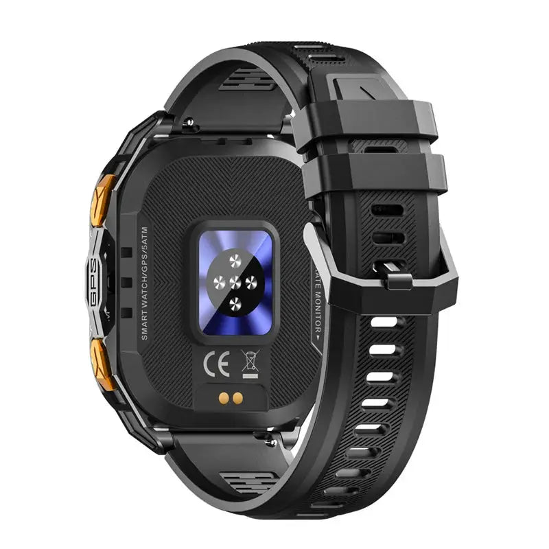X5 Smart Watch 1.96inch Amoled Bluetooth Calling SOS Outdoors Sports Fitness Tracker SmartWatch For Men Women by All Mart Bristol Ltd