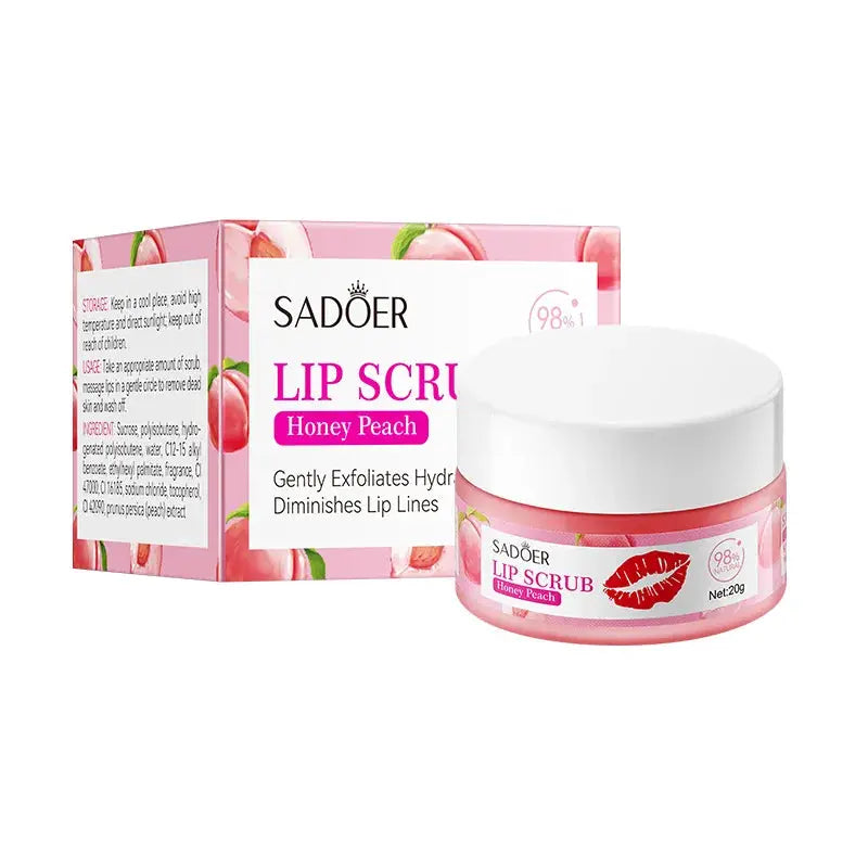 20g Strawberry Lip Scrub Natural Fruits Care Gently Exfoliates Hydrates Diminishes Lip Lines Moisturizing Lip Balm by All Mart Bristol Ltd