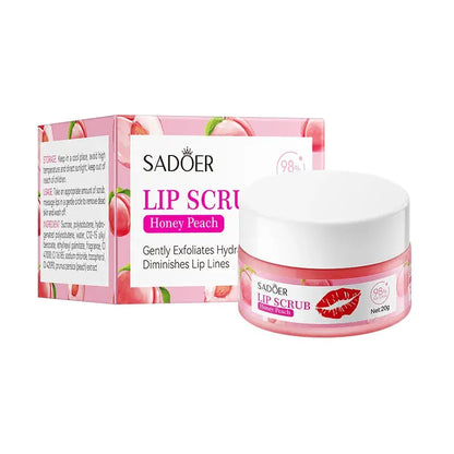 20g Strawberry Lip Scrub Natural Fruits Care Gently Exfoliates Hydrates Diminishes Lip Lines Moisturizing Lip Balm by All Mart Bristol Ltd