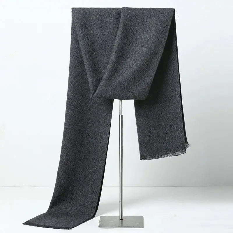 Designer Brand Plaid Men's Cashmere Scarf Winter Warm Scarves Shawls Casual Business Long Wraps Pashmina Christmas Gift for Man by All Mart Bristol Ltd