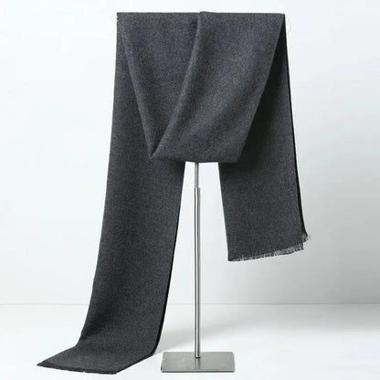 Designer Brand Plaid Men's Cashmere Scarf Winter Warm Scarves Shawls Casual Business Long Wraps Pashmina Christmas Gift for Man by All Mart Bristol Ltd