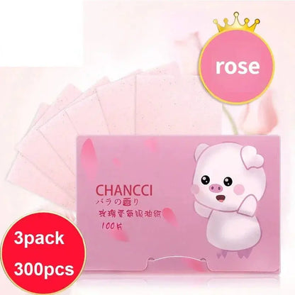 5 Box Matte Face Wipes Oil Control Oil-absorbing Face Cleaning Beauty Makeup Tools Accessories Facial Oil Blotting Sheets Paper by All Mart Bristol Ltd