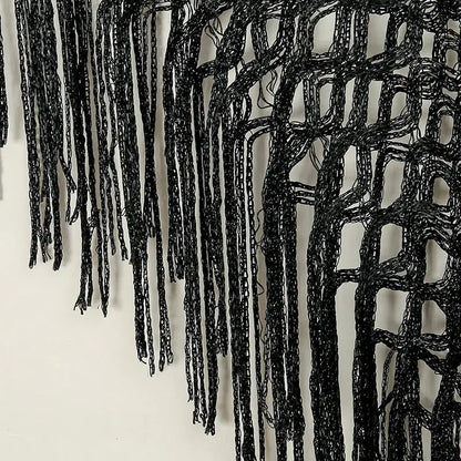 Sexy Lace Shawls for Women Solid Color Gold and Silver Wire Hollow Out Long Pareos with Tessles Muslim Female's Stole by All Mart Bristol Ltd