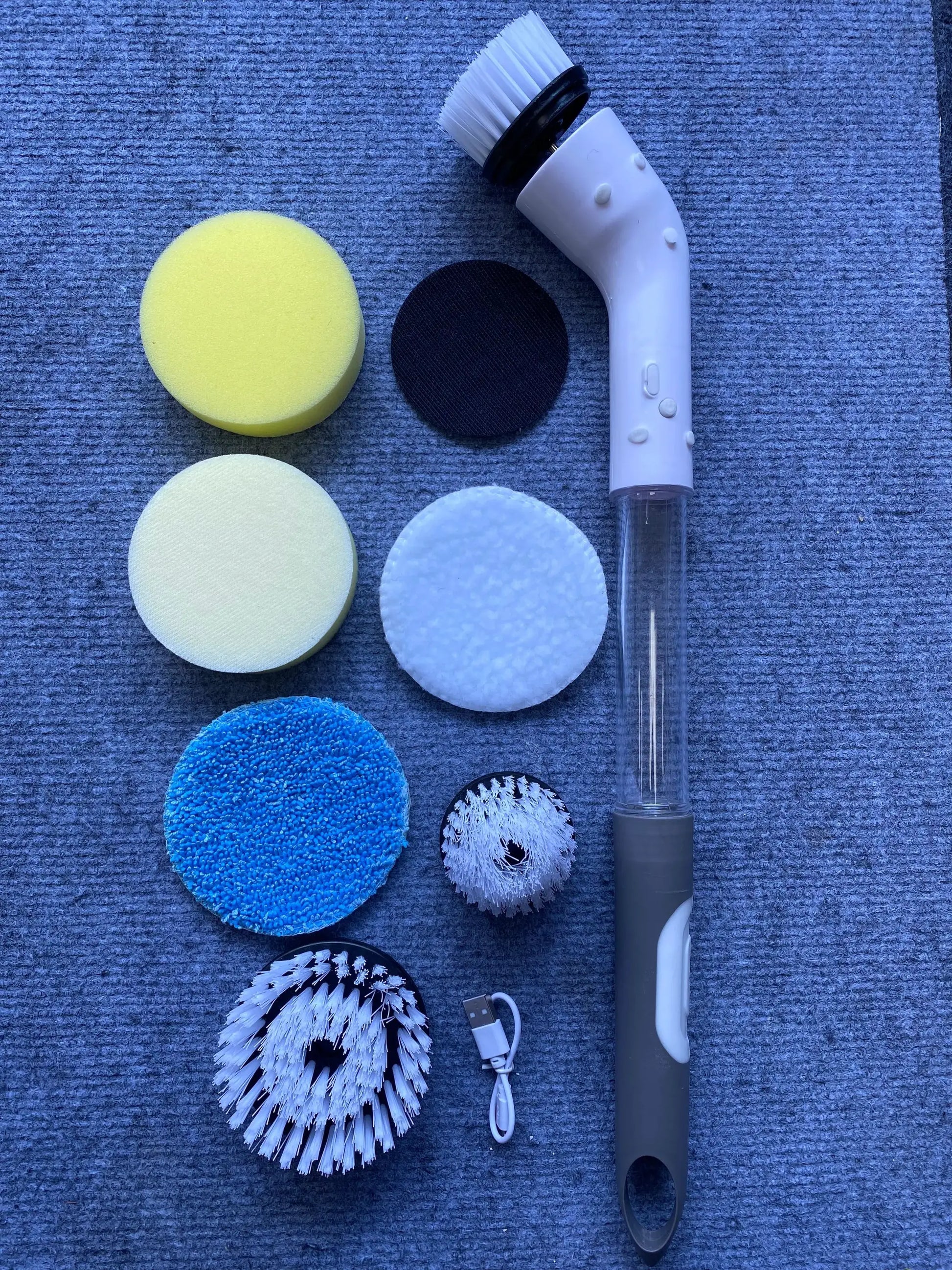 New Style Electric Cleaning Brush 5 in 1 Electric Multi-functional Home USB Automatic Cleaning Brush for Kitchen & Bathroom by All Mart Bristol Ltd