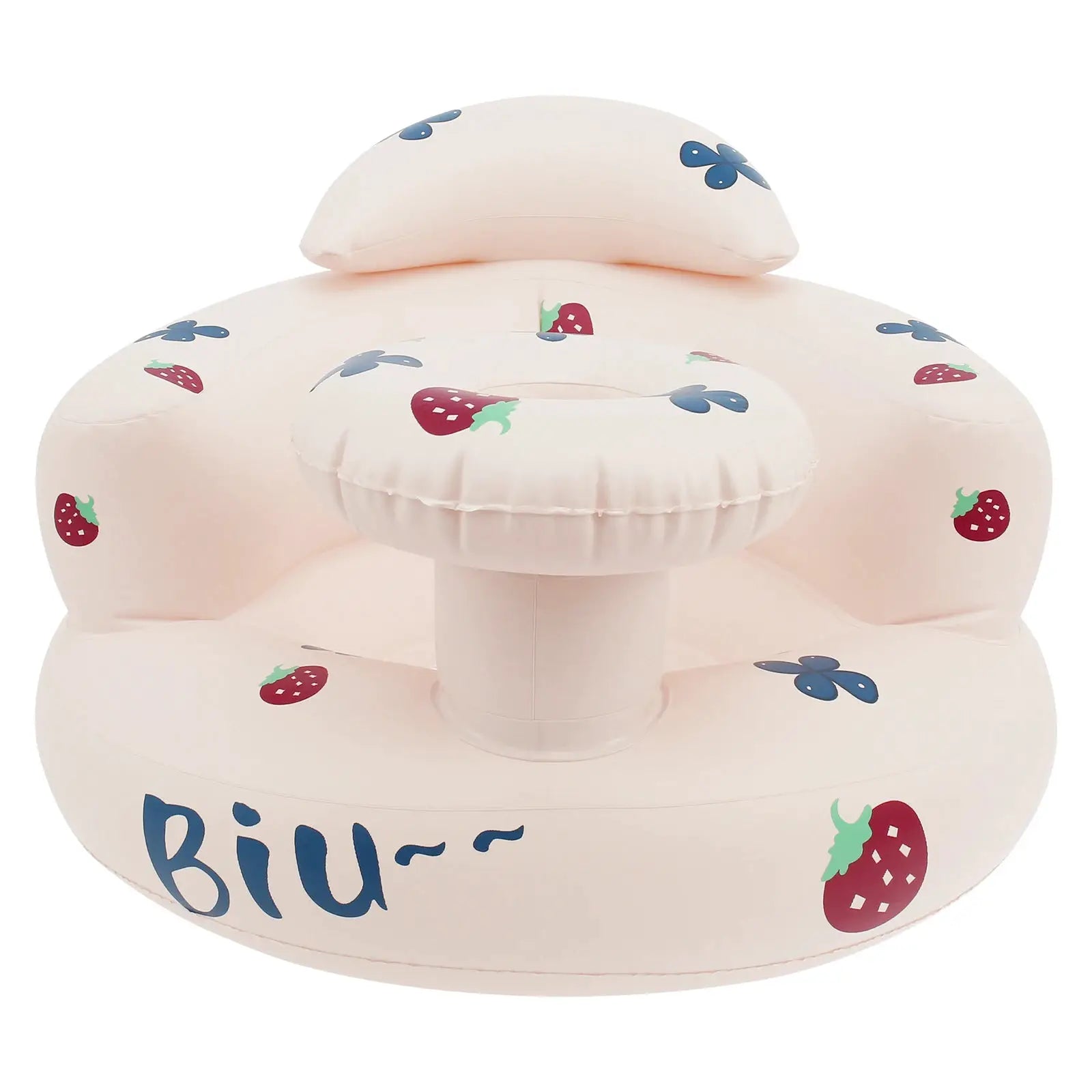 Inflatable Baby Chair Portable Baby Sofa Breathable Inflatable Baby Chair PVC Multifunctional Seat Practice Sitting Bath Stool by All Mart Bristol Ltd